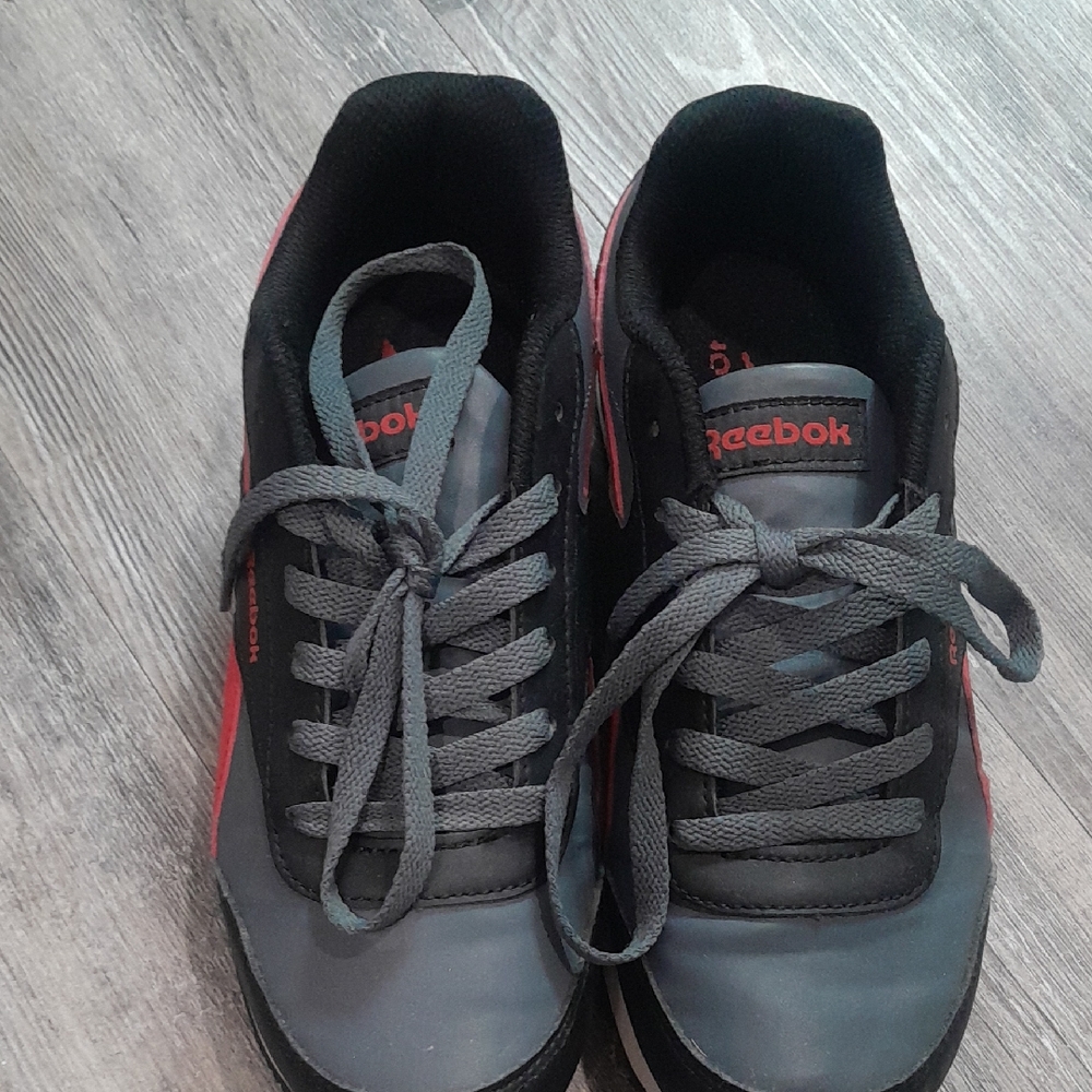 Reebok Gray and Red Sneakers